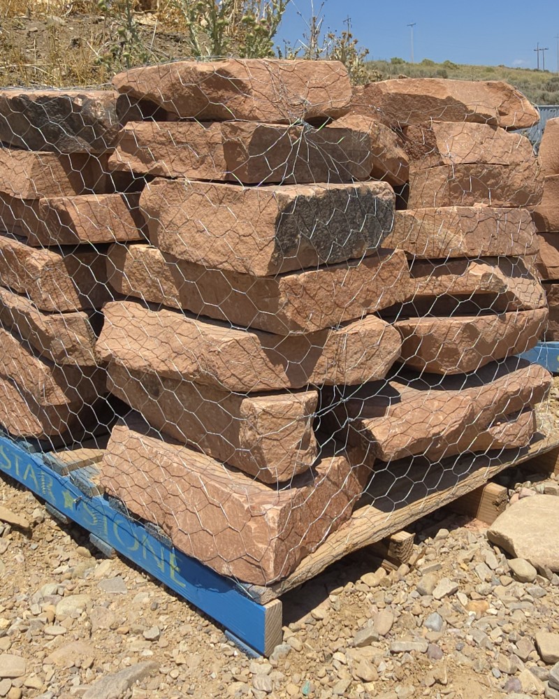 Red Cliff Flagstone Drystack 5-8"
