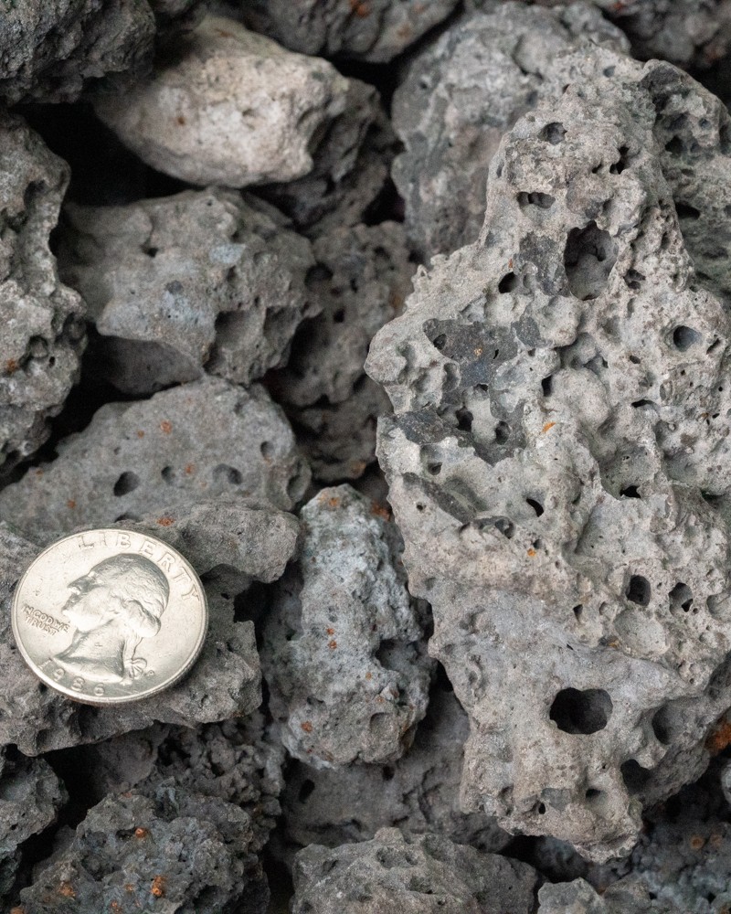 3-8" Gray Slag Cobble