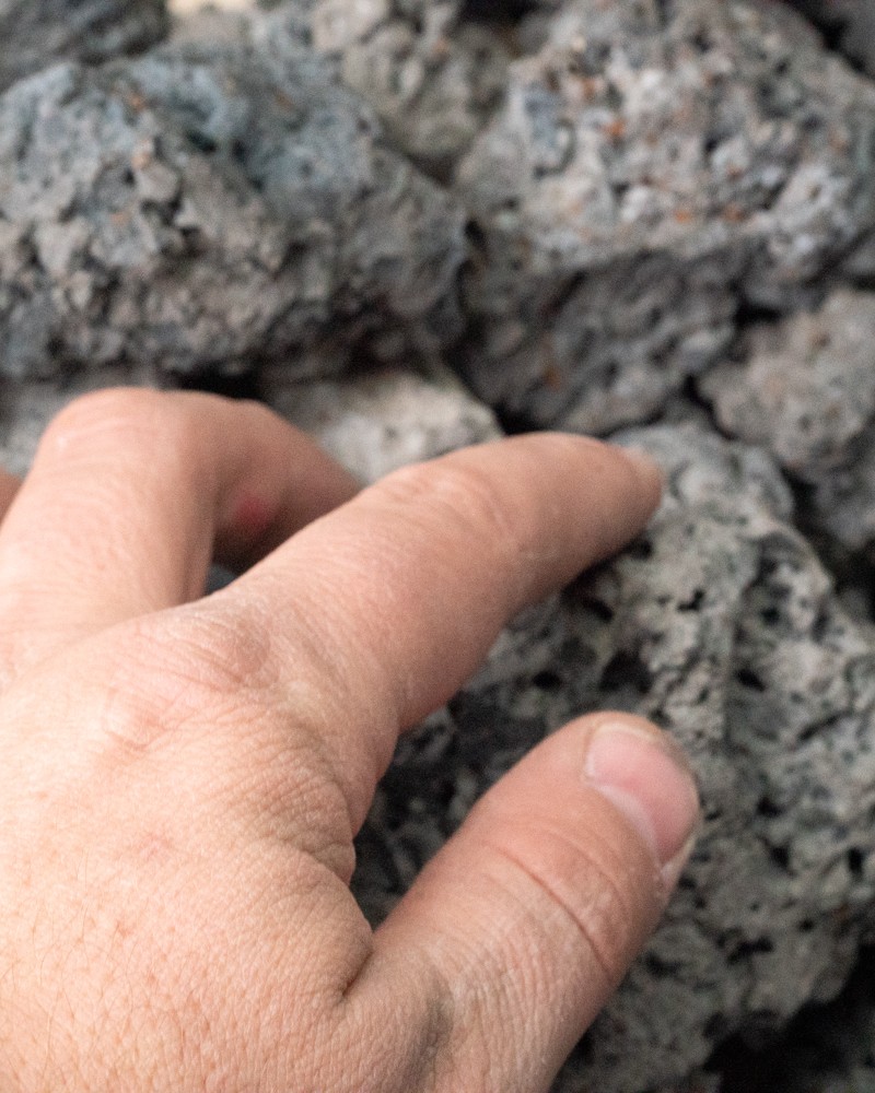 3-8" Gray Slag Cobble