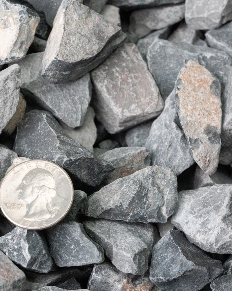 1 1/2" Midnight Crushed Gravel