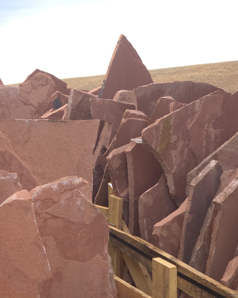 Red Cliff Flagstone - Supers 1-2"
